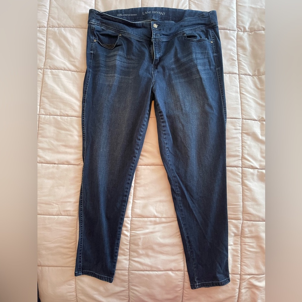 Lane Bryant high rise skinny jeans